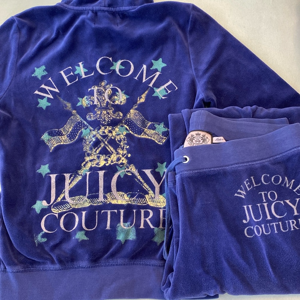 Vintage Original Juicy couture track suit Y2K